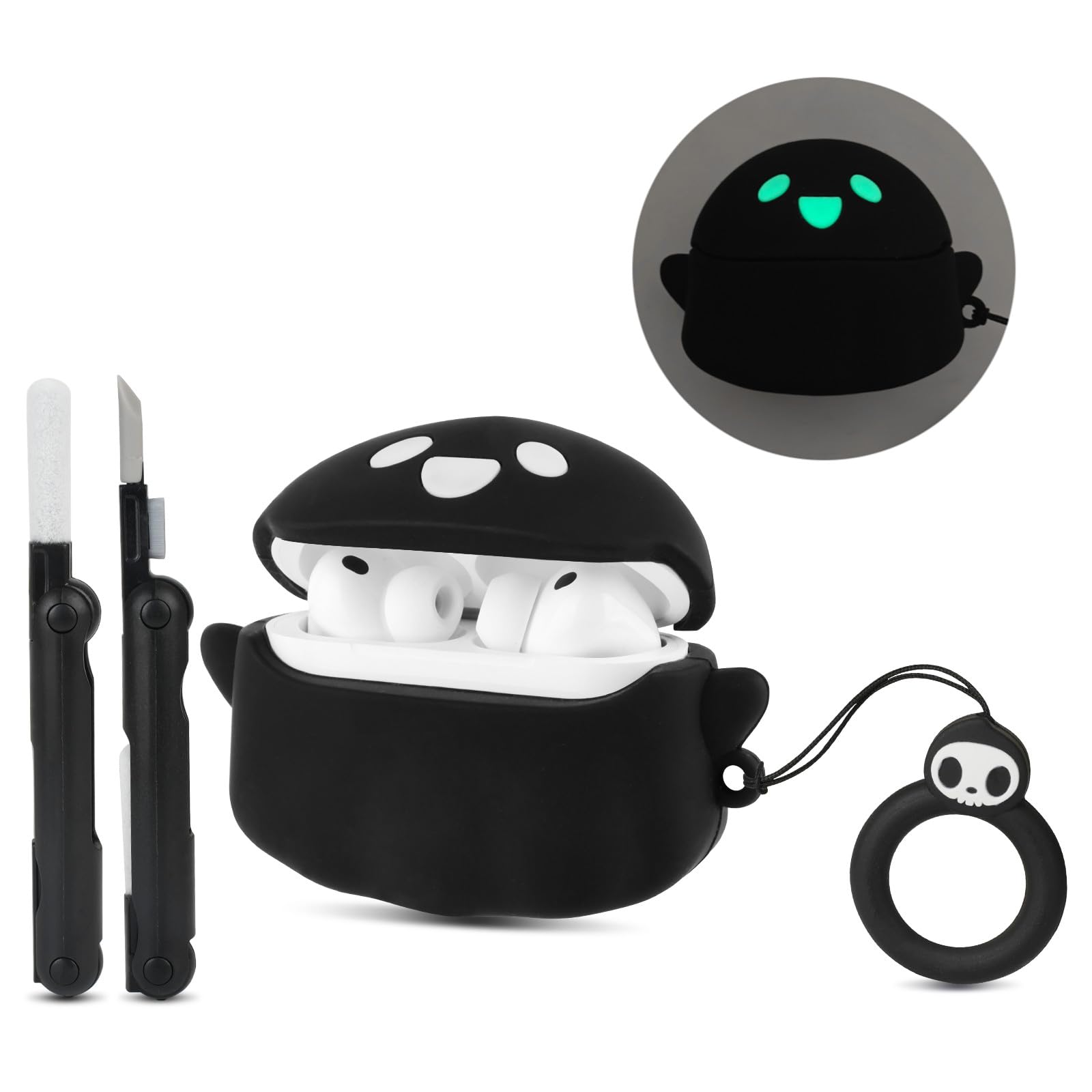 AirPods Pro Ghostデザイン Amazon.com: Compatible with AirPods Pro/Pro 2nd Generation Case